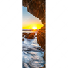 Textil Ersatzdruck Sonnenuntergang In Meeresgrotte Schmal Motivvorschau