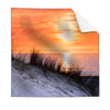 Textil Ersatzdruck Sonnenuntergang Mit Duene Und Meer Quadrat Produktvorschau Frontal