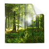 Textil Ersatzdruck Sonniger Morgen Im Wald Quadrat Produktvorschau Frontal