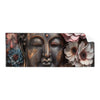 Textil Ersatzdruck Spiritueller Buddha Und Blumen Panorama Produktvorschau Frontal