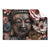 Textil Ersatzdruck Spiritueller Buddha Und Blumen Querformat Produktvorschau Frontal