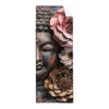 Textil Ersatzdruck Spiritueller Buddha Und Blumen Schmal Produktvorschau Frontal