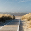 Textil Ersatzdruck Strand Auf Langeoog Hochformat Zoom