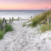 Textil Ersatzdruck Strandweg Im Sonnenuntergang Hochformat Zoom