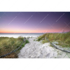 Textil Ersatzdruck Strandweg Im Sonnenuntergang Querformat Motivvorschau