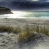 Textil Ersatzdruck Stuermischer Himmel Am Strand Querformat Zoom
