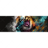 Textil Ersatzdruck Tiger Im Farbrausch Panorama Motivvorschau