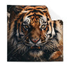 Textil Ersatzdruck Tiger Im Wasser Quadrat Produktvorschau Frontal