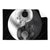Textil Ersatzdruck Totenkopf Yin Yang Querformat Produktvorschau Frontal
