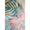 Textil Ersatzdruck Tropische Blaetter In Pastellfarben Hochformat Motivvorschau