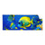 Textil Ersatzdruck Tropische Unterwasserwelt Panorama Produktvorschau Frontal