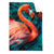 Textil Ersatzdruck Tropischer Flamingo Traum Hochformat Produktvorschau Frontal
