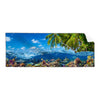 Textil Ersatzdruck Tropisches Inselparadies Panorama Produktvorschau Frontal