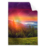 Textil Ersatzdruck Wald Bei Sonnenuntergang Hochformat Produktvorschau Frontal
