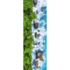 Textil Ersatzdruck Wald Meer Schmal Motivvorschau