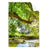 Textil Ersatzdruck Wald Mit Bach Bei Sonnenschein Hochformat Produktvorschau Frontal