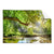 Textil Ersatzdruck Wald Mit Bach Bei Sonnenschein Querformat Produktvorschau Frontal