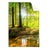 Textil Ersatzdruck Wald Mit Sonnenstrahlen Hochformat Produktvorschau Frontal
