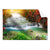 Textil Ersatzdruck Wald Wasserfall No 5 Querformat Produktvorschau Frontal