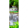 Textil Ersatzdruck Wald Wasserfall No 6 Schmal Motivvorschau