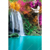 Textil Ersatzdruck Wald Wasserfall No 7 Hochformat Motivvorschau