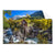 Textil Ersatzdruck Waldhuette Am Fluss Querformat Produktvorschau Frontal