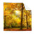 Textil Ersatzdruck Waldlandschaft Im Herbst Quadrat Produktvorschau Frontal