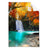 Textil Ersatzdruck Wasserfall Im Wald Hochformat Produktvorschau Frontal
