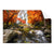 Textil Ersatzdruck Wasserfall In Herbstlandschaft Querformat Produktvorschau Frontal