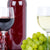 Textil Ersatzdruck Wein In Flaschen Und Glaesern Hochformat Zoom
