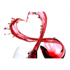 Textil Ersatzdruck Wein Liebe Querformat Motivvorschau