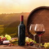 Textil Ersatzdruck Wein Toscana Quadrat Motivvorschau