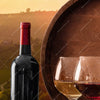 Textil Ersatzdruck Wein Toscana Quadrat Zoom