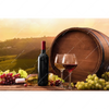 Textil Ersatzdruck Wein Toscana Querformat Motivvorschau