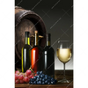 Textil Ersatzdruck Wein Trauben Hochformat Motivvorschau