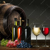 Textil Ersatzdruck Wein Trauben Quadrat Motivvorschau