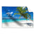 Textil Ersatzdruck Weisser Strand Kokospalme Querformat Produktvorschau Frontal