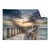 Textil Ersatzdruck Wellenbrecher Am Nordseestrand Querformat Produktvorschau Frontal