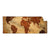 Textil Ersatzdruck Weltkarte Rostoptik Panorama Produktvorschau Frontal