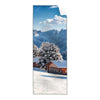 Textil Ersatzdruck Winteridylle In Den Bergen Schmal Produktvorschau Frontal