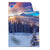 Textil Ersatzdruck Winterliches Gebirge Hochformat Produktvorschau Frontal