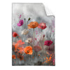 Textil Ersatzdruck Zarte Mohnblumen Im Wind Hochformat Produktvorschau Frontal