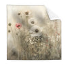 Textil Ersatzdruck Zarte Wildblumen In Pastelltoenen Quadrat Produktvorschau Frontal