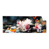 Textil Ersatzdruck Zen Steine Mit Blumen Panorama Produktvorschau Frontal