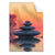 Textil Ersatzdruck Zen Steine Sonnenuntergang Hochformat Produktvorschau Frontal