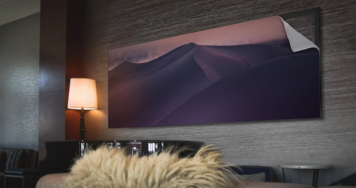 Wandbild Schlafzimmer Spanntuch Berge