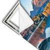 Xxl Wandbild Abendszene Mit Bergen Und See Hochformat Materialvorschau