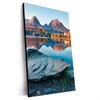 Xxl Wandbild Abendszene Mit Bergen Und See Hochformat Produktvorschau Seitlich