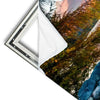 Xxl Wandbild Abendszene Mit Bergen Und See Panorama Materialvorschau