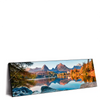 Xxl Wandbild Abendszene Mit Bergen Und See Panorama Produktvorschau Seitlich